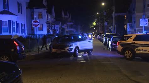 Boston Police investigating scene in Dorchester